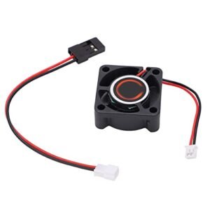 Alomejor 25x25mm LRP RC Car Cooling Fan Universal 5 9V High Speed Heat Sink for SCX10 90046