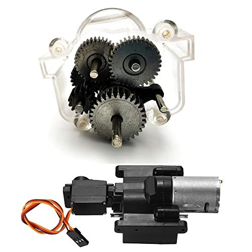 WPL Upgraded Metal Gears Speed Change Gear Box Compatible with B1 RC Jet B24 B16 B36 C24 1/16 Scale 4WD 6WD RC Car Parts