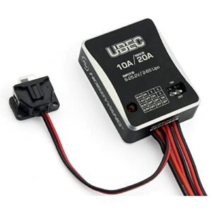 UBEC 10A 2 6S External BEC Switching Board DC DC Regulator Voltage 5.0V 6.0V 7.4V 8.4V for Foam Board RC Flying Wing Plans