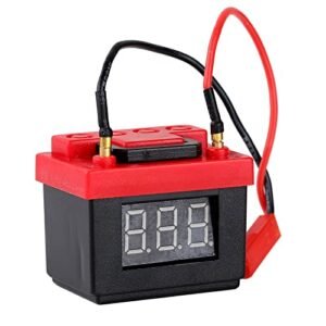 INJORA Lipo Battery Checker Low Voltage Alarm Tester for RC Crawler Cars Axial SCX10 III 90046 TRX4 TRX6