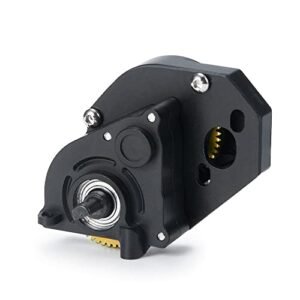 RCLIONS Aluminum Assembled Transmission Case Gearbox Upgrade Parts Accessories for RC Tanks