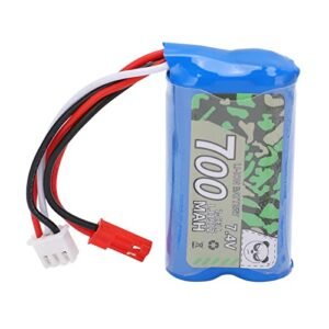 VGEBY 7.4V 700mAh Lipo Battery with JST Plug RC Battery for SCX24 1/24 RC Car Upgrade Parts Car Model Accessory