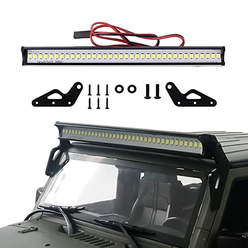 INJORA RC LED Light Bar 36LED 150MM Super Bright Lights for 1/10 RC Dragster Body Axial SCX10 90046
