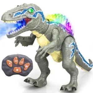 STEAM Life RC LED Light Buckets Velociraptor Robot Toy for Kids Ages 3 12