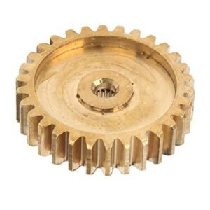 Eujgoov Brass Spur Gear 30 Tooth Servo Gear for 90 Gear Hub Gear MOD 0.8