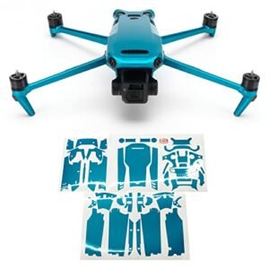 WRAPGRADE RC Custom Stickers Full Skin for DJI Mavic 3 and Mavic 3 Classic in Caribbean Blue