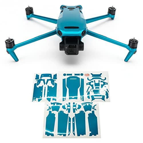 WRAPGRADE RC Custom Stickers Full Skin for DJI Mavic 3 and Mavic 3 Classic in Caribbean Blue