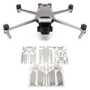 WRAPGRADE Full Skin Stickers for DJI Mavic 3 Classic Transform Your Drone into RC Classic Car Bodies Style Titanium Edition