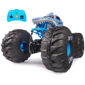 Monster Jam Official Mega Megalodon 1 6 Scale All Terrain Remote Control Monster Truck RC for Kids Ages 4 and Up