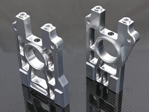 GTBRacing CNC Aluminum Honda S2000 RC Car Upgrade Parts 1/5 Scale LOSI 5ive T Differential Brace Mount Silver