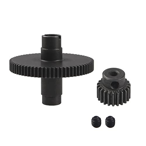 Vgoohobby Metal Spur Diff Differential Main Gear Motor Gear Set for WLtoys 104001 1/10 RC Car Upgrade Parts Perfect Match with KLR RC Tires