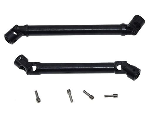1/10 Scale RC Dodge Ram Body Compatible CVD Drive Shaft for Axial RBX10 Ryft 4WD Rock Bouncer Metal Front Rear Crawler Car Parts Upgrade 2Pcs