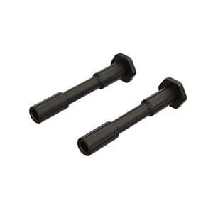 ARRMA Steel Steering Post 6x42mm Black 2 Pack ARA340186 for Black Horse Models RC Planes