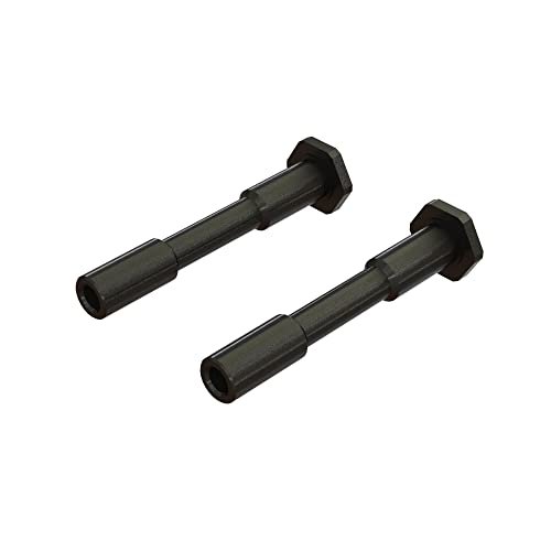 ARRMA Steel Steering Post 6x42mm Black 2 Pack ARA340186 for Black Horse Models RC Planes