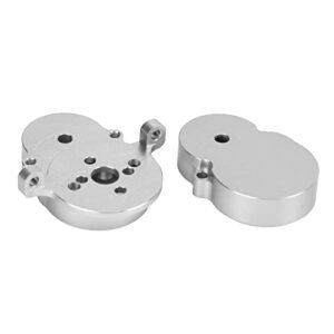 SPYMINNPOO Metal Rear RC Drive Shell for Ingqu RC Truck D12 Model Silver Upgrade Accessory