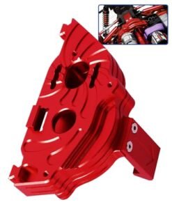 ARRCat Aluminum Motor Mount Gear Cover Upgrade for Heads Up RC Car 1/10 Senton Granite Vorteks 3s Blx Mega 550 1/8 Typhon Infraction 3s Blx Mega Red