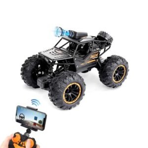 ROVPRO RC Truck Racing Off Road 1 18 Scale Remote Control Car with HD Camera High Speed Alloy Electric Toy for Boys Kids Teens Adults
