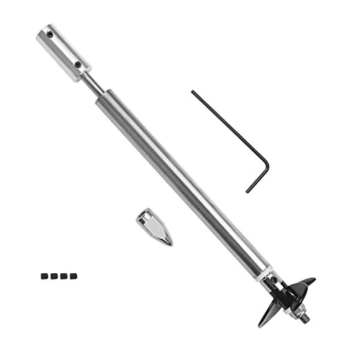 Bettomshin Dining Table RC Willey Drive Shaft with Propeller and Universal Joint L150mm Shaft L100mm Sleeve D36mm Propeller for 3.17mm Motor Shaft