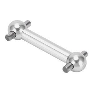 4PCS Aluminum Alloy Dog Bone Drive Shaft Set for Tamiya TT01 TT02 RC Car Upgrade Parts Featured in RC Magazines Silver