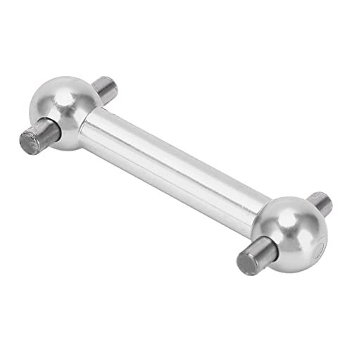 4PCS Aluminum Alloy Dog Bone Drive Shaft Set for Tamiya TT01 TT02 RC Car Upgrade Parts Featured in RC Magazines Silver
