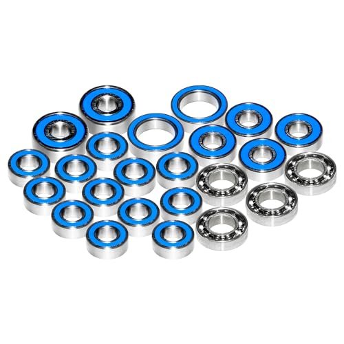 RC De Winter Premium Bearings Kit for Axial Capra Currie F9 Front and Rear Axle 24 Pcs