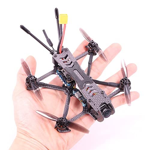 Jet City JCA 2112 RC Compatible Midzooparts Fi 115 2.5 Inch 65MM Propeller Toothpick Frame Kit for FPV Racing Quadcopter