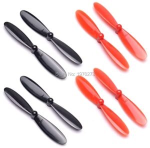 4 Pairs 55mm Blade Propeller with 1mm Mounting Hole for 7mm 8520 Coreless Motor DIY Micro Quadcopter