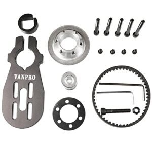 Vanpro DIY Electric Skateboard Brushless Motor Mount Bracket 80MM 90MM 97MM 100MM Pulley Wheel Kit Belt 5M Hot Wheel RC Kit