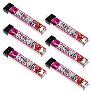 CODDAR 380mAh 1S 3.8V 70C HV LiPo Battery with PH2.0 for RC Racing Drone FPV Quads Quadcoper Ideal for RC Plane Crash Explosion Scenes CD1S38070HVP