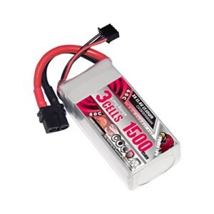 CODDAR 1500mAh 3S 11.4V 60C LiPo Battery with XT60 Connector for RC Racing Drone FPV Quads Quadcoper CD3S150060HV CD3S150060HV