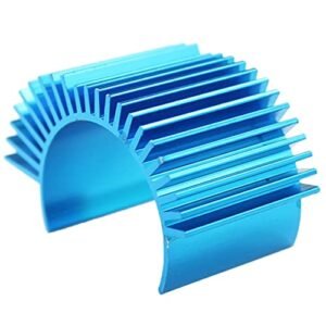 KingVal Replacement Metal 540 Motor Radiator Heat Sink RC Parts for Homie Hopper RC Car Compatible with WLtoys 1/12 12428 12427 12423 A959 B A969 B A979 B K929 B Blue