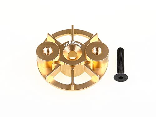 GTBRacing CNC Aluminum Clutch Holder Engine Cooling Fan for 1/5 RC Engine LOSI 5ive T HPI Baja 23 32CC Upgrade Parts Gold