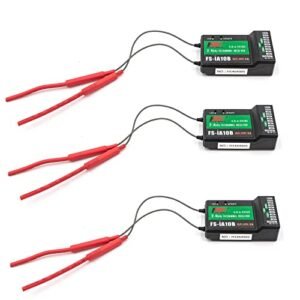 Flysky FS iA10B 2002 RC Dual Antenna 10 Channel Receiver PPM Output for FS I4 FS I6 GT2E GT2G FS I10 FS I6S Transmitter 3 Pack