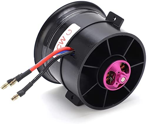 Powerfun 70mm Pro CCW 12 Blades Ducted Fan with 2100KV Brushless Motor for Avanti RC Jet 6S EDF Airplane