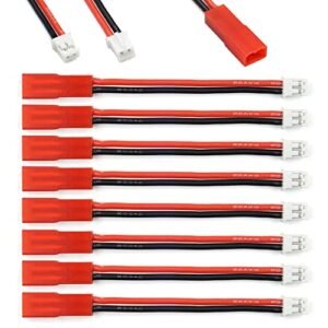 8pcs JST to PH2 0 2Pin Adapter Cable for 120 RC 12V Battery Compatible with scx24 E Flite 120 SR and Blade mCP X Lipo Battery