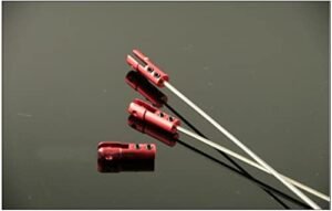 10Pcs M2 Metal Steering Pull Push Rod Link with Aluminum Clevis Chuck Replacement Part for RC Boat Airplane