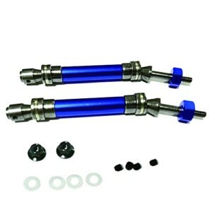 ECX 2WD Torment Ruckus Circuit AMP Series Upgrade Parts 2pcs Metal Rear CVD Drive Shaft Transmission Axle Differentiator Circuit RC