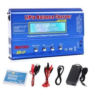 EMEPOVGY B6 80W 6A RC Battery Charger Discharger for LiPo Li ion NiMH NiCd Batteries