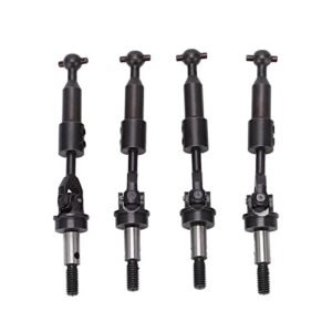 SUNGOOYUE Centre Drive Shaft CVD Upgrade Parts for RC Car, 4Pcs RC Steel Drive Shaft CVD Axle Compatible with 94123 1/10 RC Car