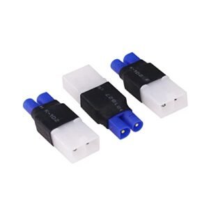 OliRC 3pcs Male EC2 to Tamiya Female Lipo Battery Adapter Connector C172 3