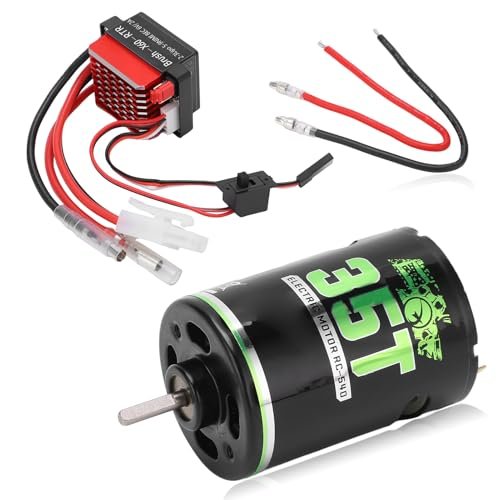 XYZ Brand RC Helicopter Voltage Regulator 540 High Torsion Brushed Motor with 360A ESC for Enhanced Performance