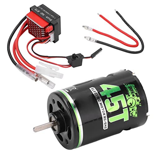 HobbyPower Edge 540 RC Plane Plans Brushed Motor ESC Set 540 High Torsion 360A ESC for RC Models
