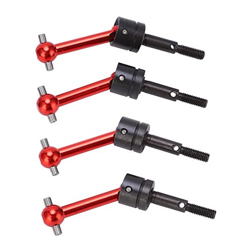 Cybertruck RC Hot Wheels 1/10 Front Rear Axle Drive Shaft CVD Set 4Pcs Metal Universal Drive Shaft CVD 70mm Compatible with TT02