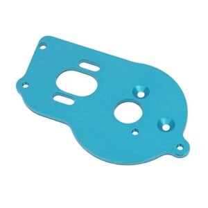 DKKY Aluminum Alloy CNC Motor Mount Angle Adjustable for Losi 1 18 Mini T 2 0 2WD with 1 18 rc paddle tires Compatibility Blue