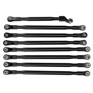 LOL Surprise RC Wheels Car Upgrade Kit with High Performance Aluminum Link Set for SCX6 JLU 1/6 Scale Model