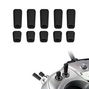 JR RC Radio Transmitter Non Slip Toggle Switch Covers 10 PCS Compatible with Radiomaster TX16S FrSky Taranis X9D QX7 Flysky Spektrum Futaba
