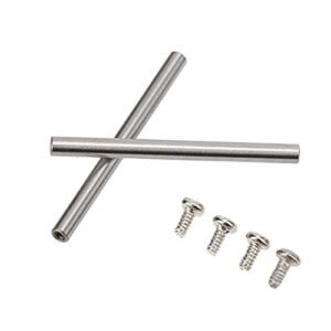 Dilwe RC Horizontal Shaft Set Premium Iron Metal Main Shaft for Goblin 630 RC Helicopter Upgrade Parts