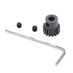 ESP32 RC Car Code Compatible RC Car Pinion Gear Set 15T 0.8 Mod Metal Pinion Motor Gear for ARRMA Granite 1/10 Remote Control Car Series