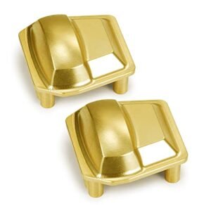 RCLions 2pcs Brass Diff Cover Front Rear Axle Housing Case for Atomic RC Car Axial SCX6 AXI05000 1 6 RC Crawler Car Upgrades