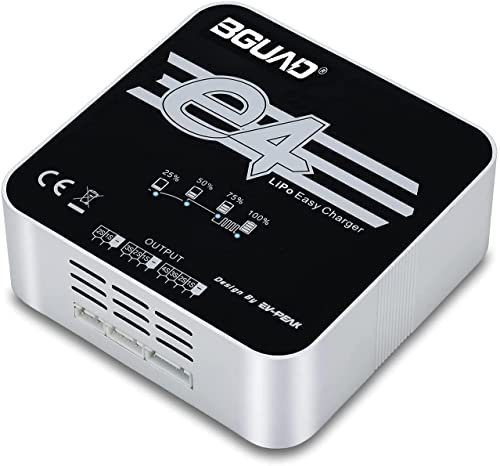 BGUAD 50W 4A LiPo Battery Charger for Lifted Truck RC 2 4S 7.4V 11.1V 14.8V Packs Intelligent Balance Charger